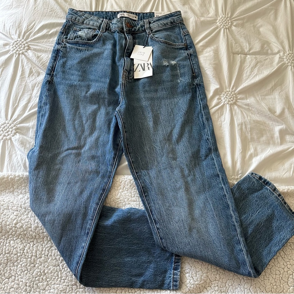 NWT Zara Mom Slim Fit Jeans (Sz 8)